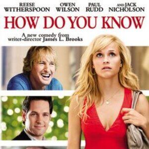 How Do You Know DVD Reese Witherspoon Owen Wilson Jack Nicholson Columbia